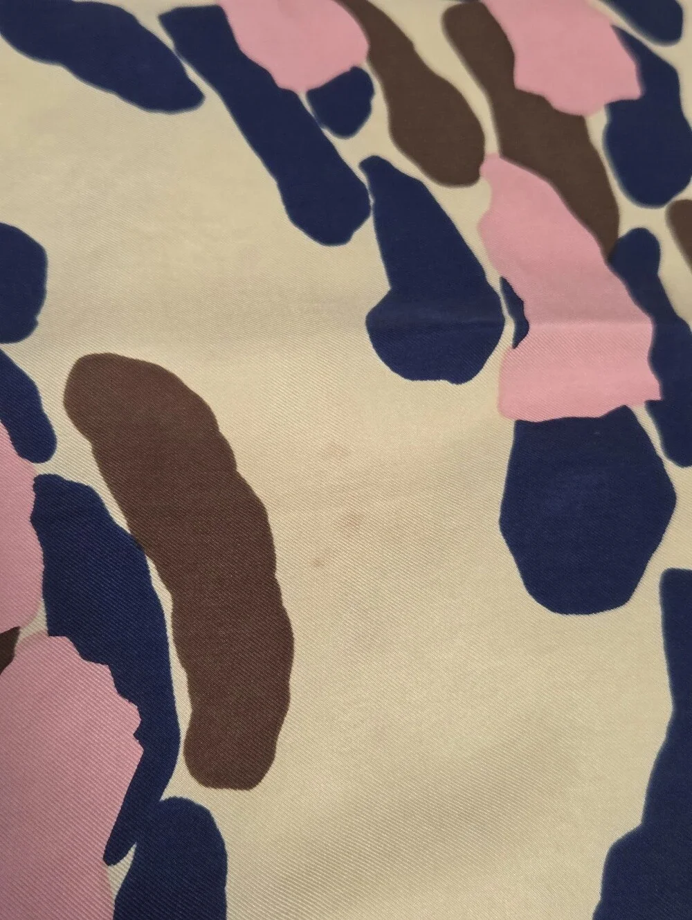 Vintage Rene Chantal Silk Printed Scarf
